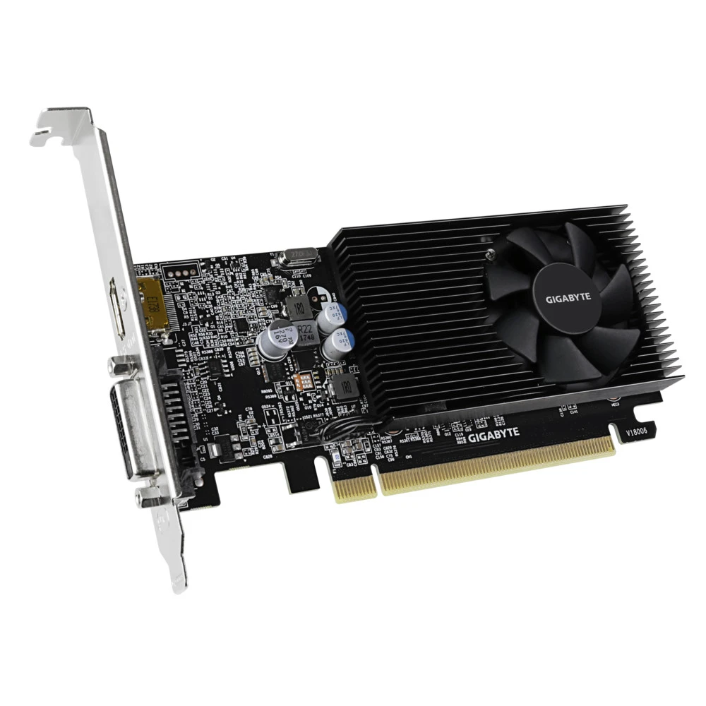 Видеокарта Gigabyte GT 1030 Low Profile D4 GV-N1030D4-2GL 2 ГБ