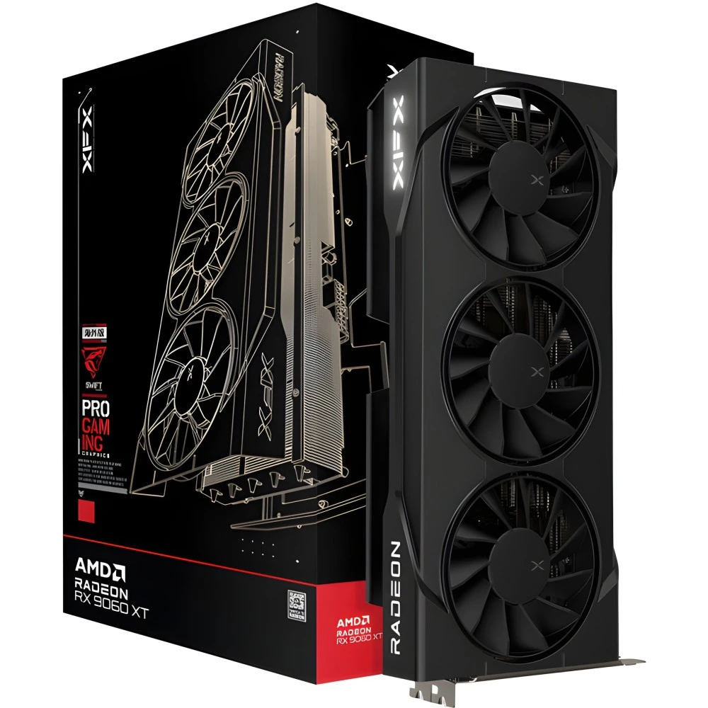 Видеокарта XFX SWIFT AMD RX 9060 XT OC Triple Fan 16GB RX-96TS316B7 16 ГБ