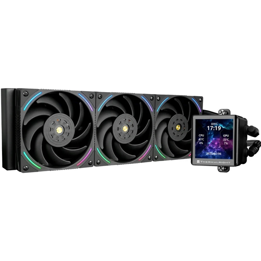 Система охлаждения Thermalright Frozen Vision 360 ARGB BLACK V2 TL-K12WB Для процессора
