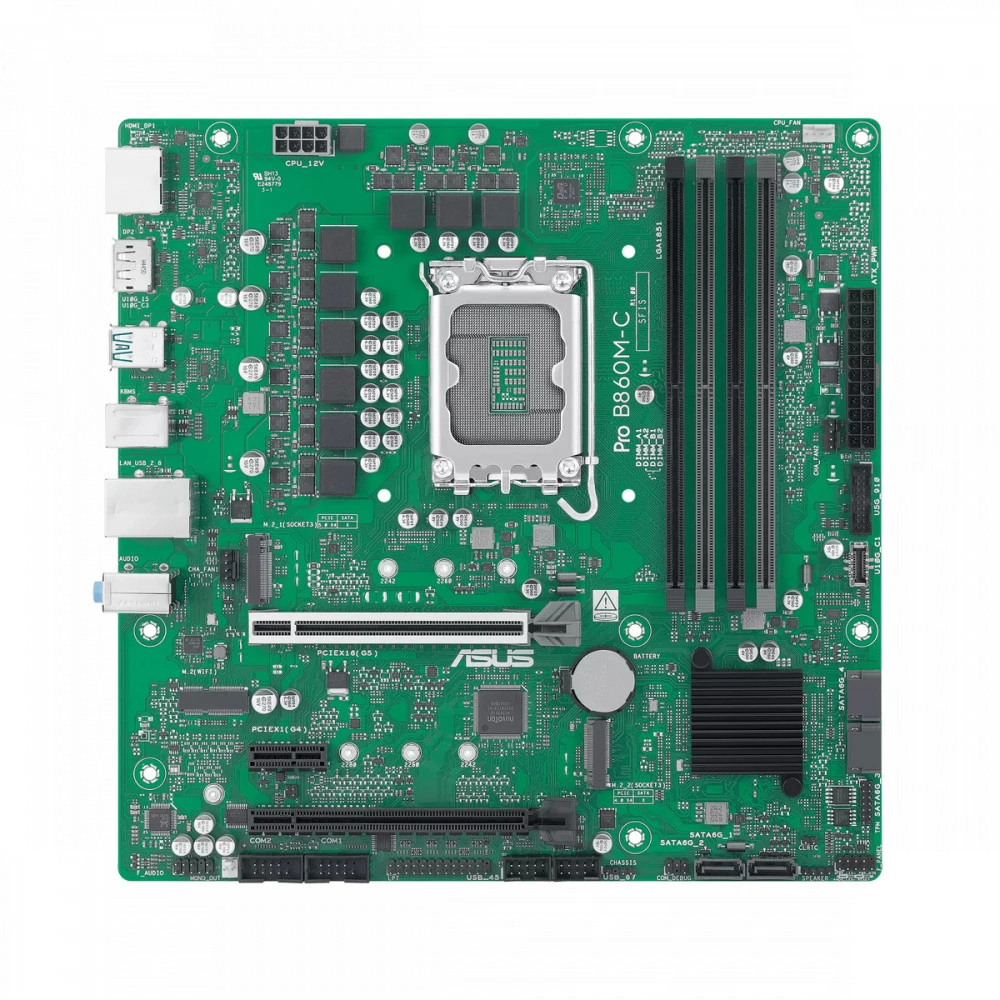 Материнская плата Asus PRO B860M-C-CSM 90MB1MCP-M0EAYC Micro-ATX, LGA 1851