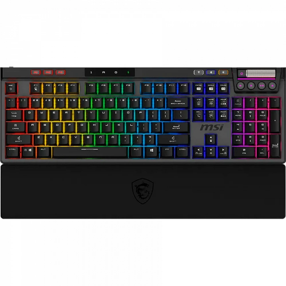 Клавиатура MSI STRIKE Pro W Silent S11-43RU210-CLA Беспроводная, Bluetooth