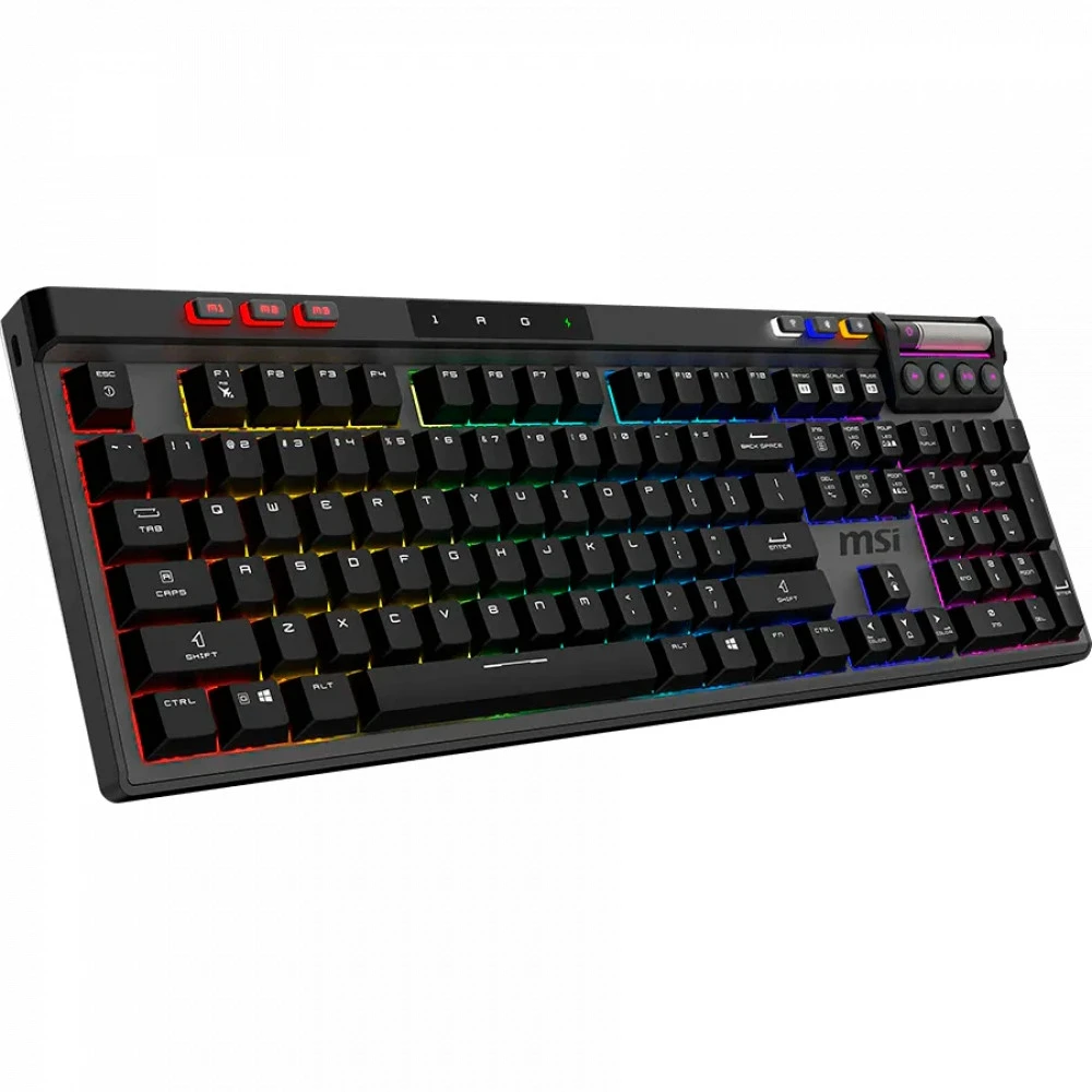Клавиатура MSI STRIKE Pro W Silent S11-43RU210-CLA Беспроводная, Bluetooth