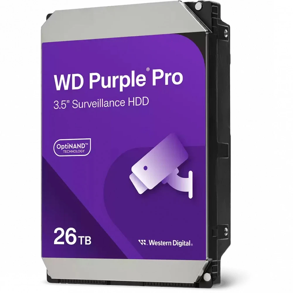 Жесткий диск Western Digital Purple Pro WD260PURP HDD (классические), 26000 ГБ, 3.5 дюйма, SATA