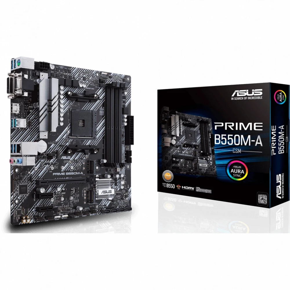Материнская плата Asus PRIME B550M-A/CSM 90MB14I0-M0EAYC AMD AM4