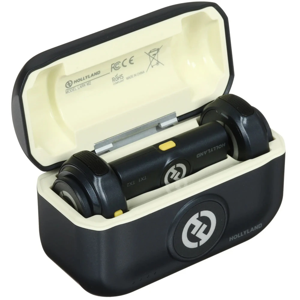 Микрофон Hollyland Lark M2 Lighting Black WIRELESS LAVALIER MICROPHONE LIGHTNING DUO SHINE C