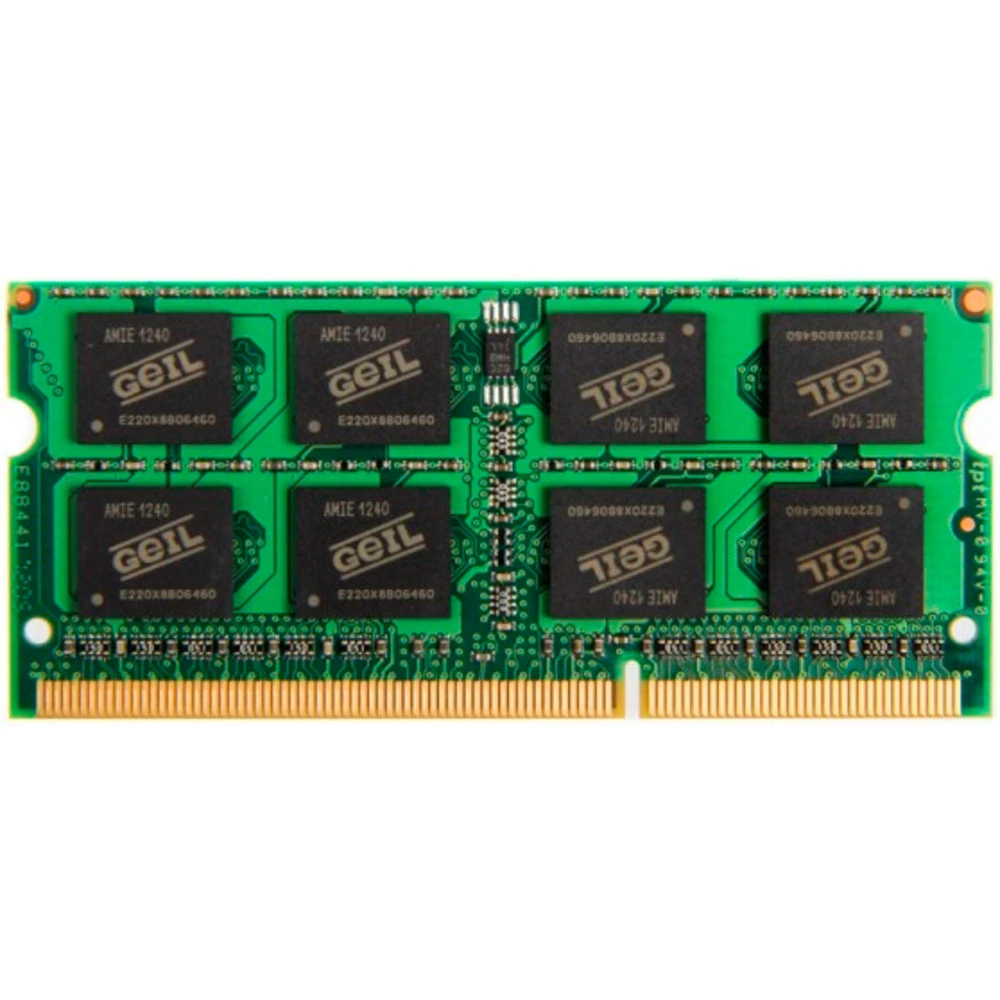 ОЗУ Geil Для ноутбука 8Gb DDR3 1600Mhz PC3 12800 GS38GB1600C11S SO-DIMM, DDR3, 8 Гб, 1600 МГц