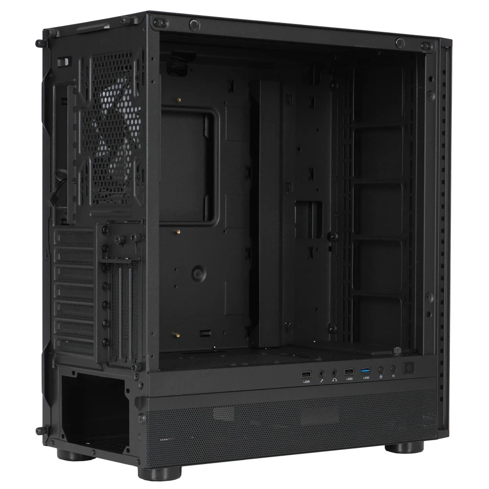 Корпус PCcooler IE200 BK C3-A500BKG1-GL Mid-Tower
