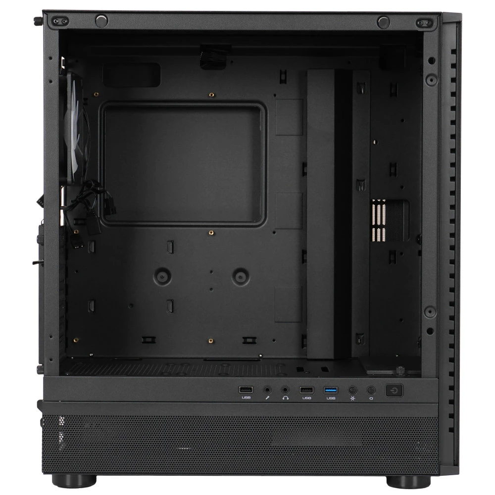 Корпус PCcooler IE200 BK C3-A500BKG1-GL Mid-Tower