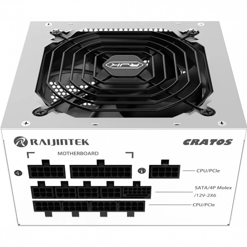 Блок питания Raijintek CRATOS, 80+ Gold, white 0R30B00006 1000 Вт