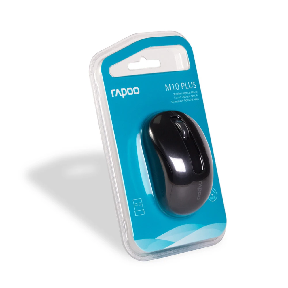 Мышь Rapoo M10 Plus Чёрный M10-Plus-black