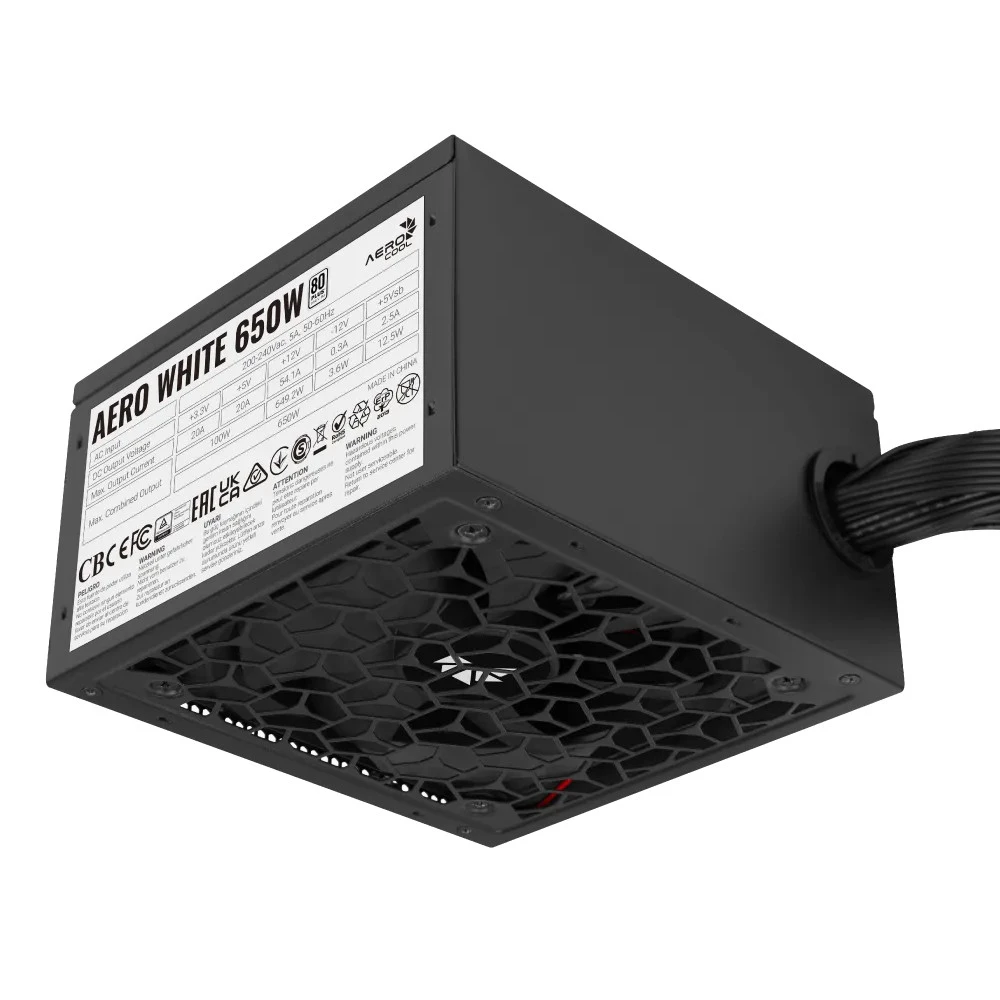 Блок питания Aerocool AERO WHITE 650W ACPW-AR65AEC.12 650 Вт
