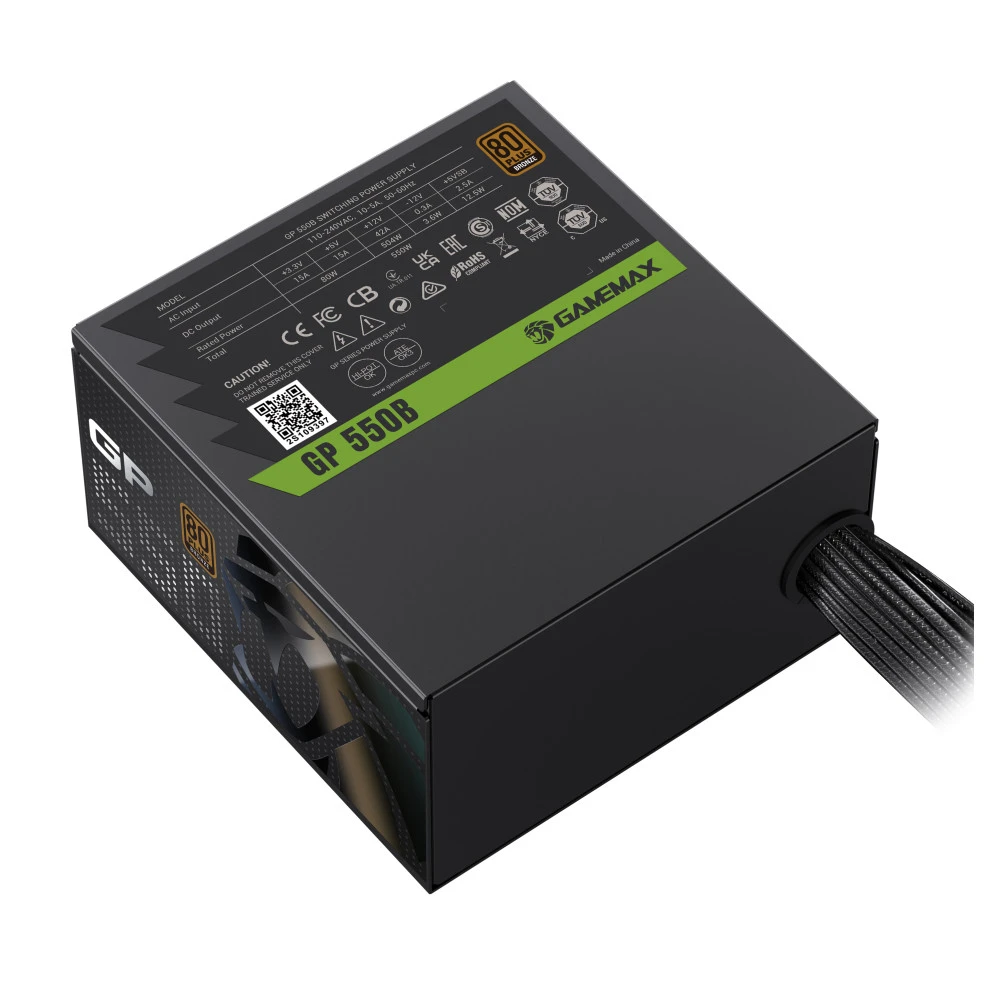 Блок питания GameMax GP 550B Bronze 2124-0550R0041 550 Вт