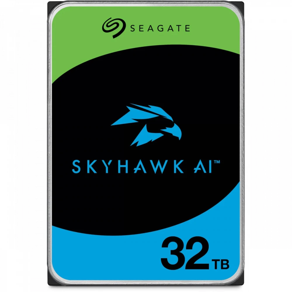 Жесткий диск Seagate SkyHawk AI ST32000VE000 HDD (классические), 32 ТБ, 3.5 дюйма, SATA