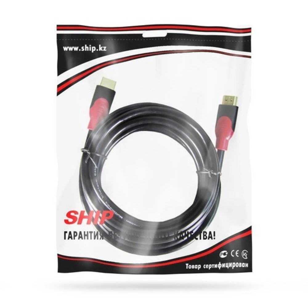 Кабель интерфейсный SHIP HDMI-HDMI 3 м SH6016-3P