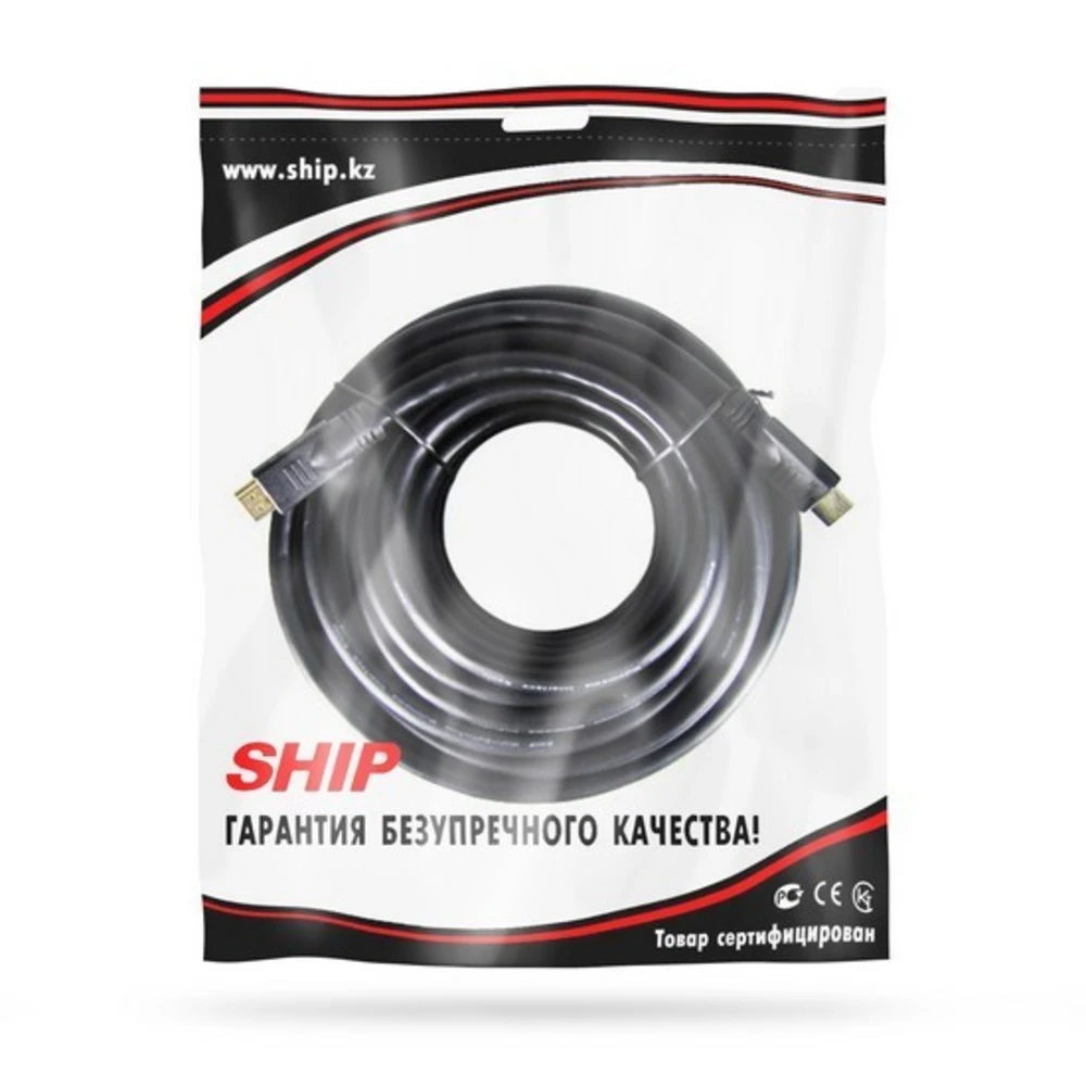 Кабель интерфейсный SHIP HDMI-HDMI 10 м SH6031-10P