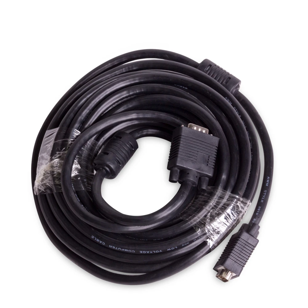 Кабель интерфейсный iPower VGA 15M/15M 10 метров VGA-15M/15M-10