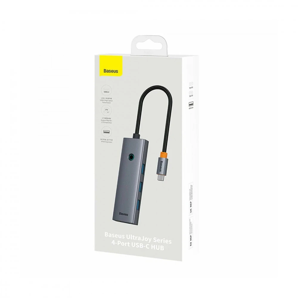 Baseus UltraJoy Series 4-Port Space Grey B0005280B811-08