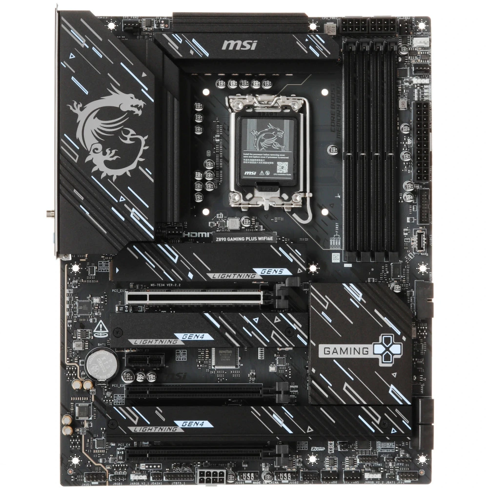 Материнская плата MSI Z890 GAMING PLUS WIFI6E ATX, LGA 1851