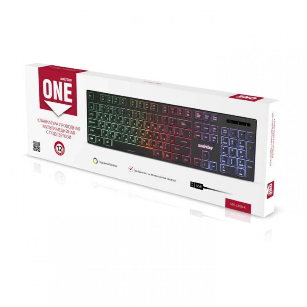 Клавиатура SmartBuy ONE 240 SBK-240U-K Проводная, USB