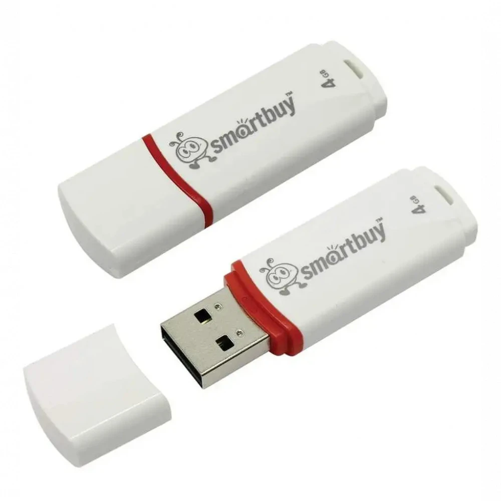 USB флешка (Flash) SmartBuy SB16GBCRW-W 16 ГБ