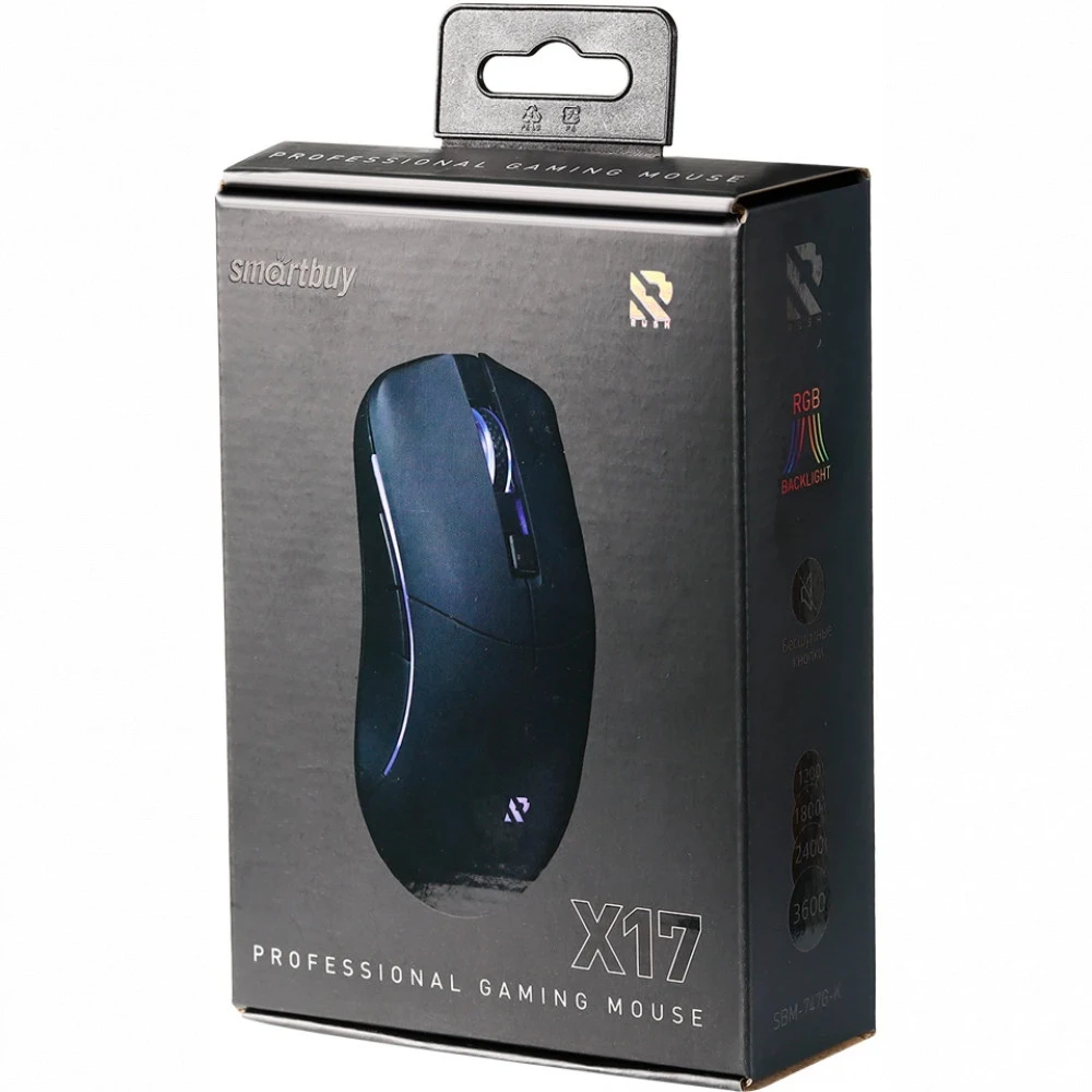 Мышь SmartBuy RUSH X17 Black SBM-747G-K