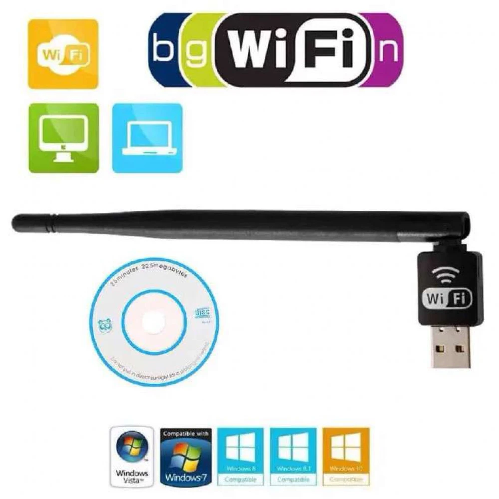 Сетевая карта NO NAME Pix-Link LV-UW10 150Mbps + антенна 0013106