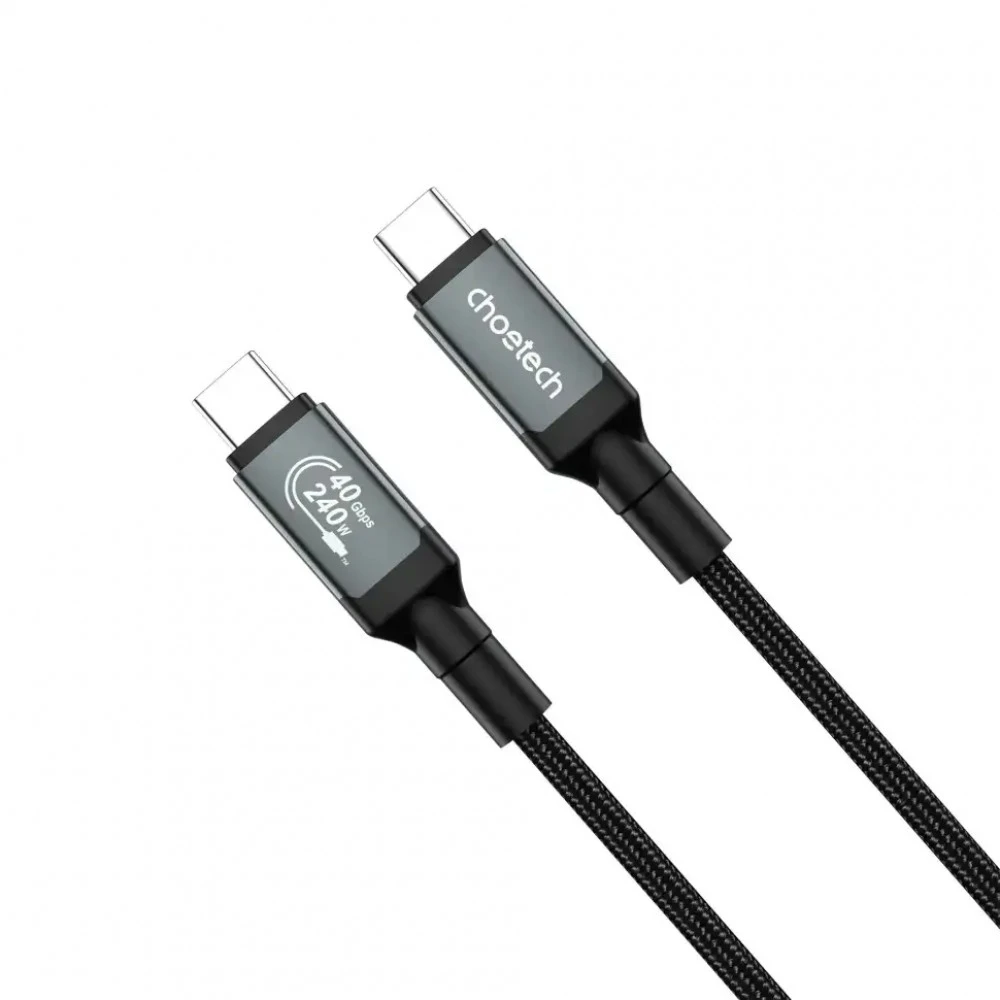 Кабель интерфейсный Choetech USB C - USB C, 4.0 Gen3, 40Gbps 0014055