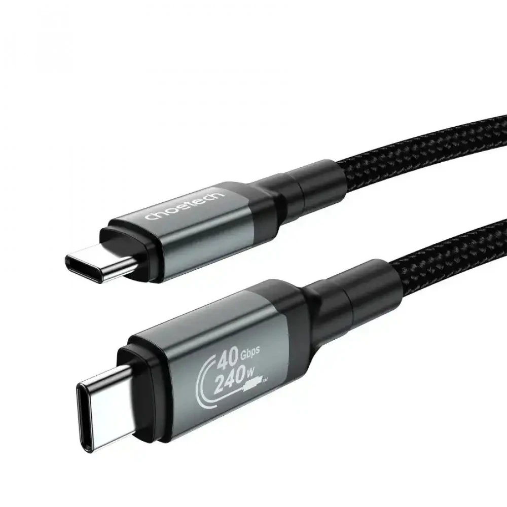 Кабель интерфейсный Choetech USB C - USB C, 4.0 Gen3, 40Gbps 0014055