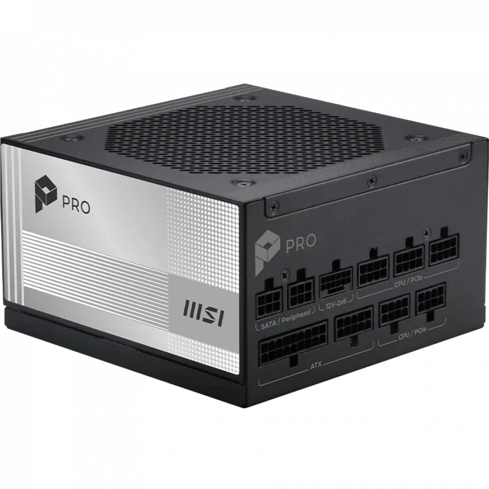 Блок питания MSI PRO A1000PL PCIE5 1000W 306-7ZPLX11-HD8 1000 Вт