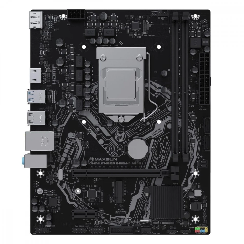Материнская плата Maxsun  MS-Challenger B460M-D ARGB B460 6940709663547 Micro-ATX, LGA 1200