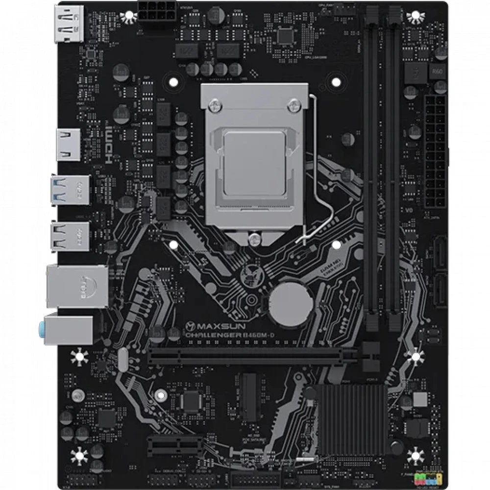 Материнская плата Maxsun MS-Challenger B460M-D B460 6940709663301 Micro-ATX, LGA 1200