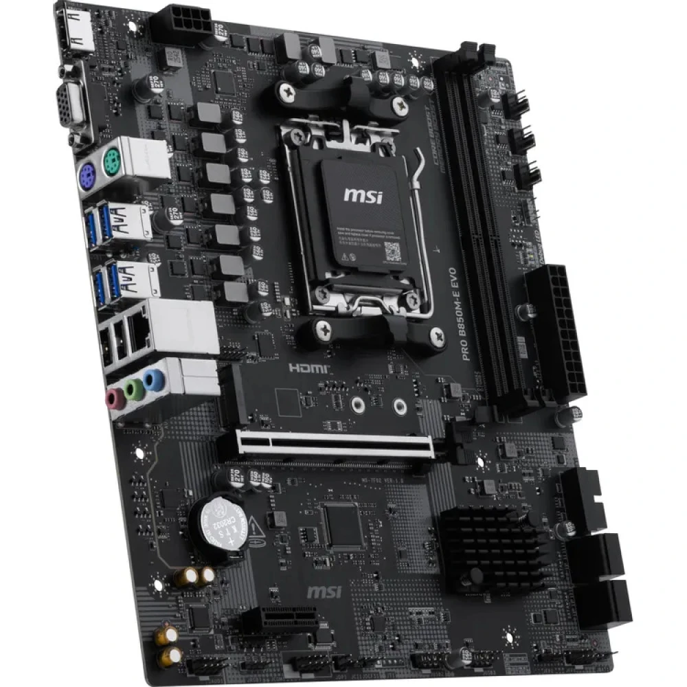 Материнская плата MSI PRO B850M-E EVO Micro-ATX, AMD AM5