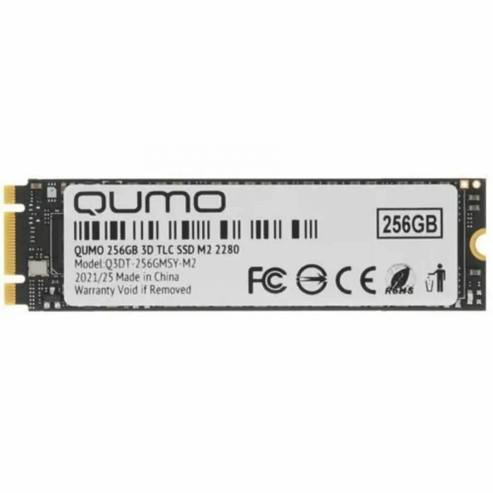 Жесткий диск Qumo Q3DQ-256GMQE-M2 SSD (твердотельные), 256 ГБ, M.2, PCIe