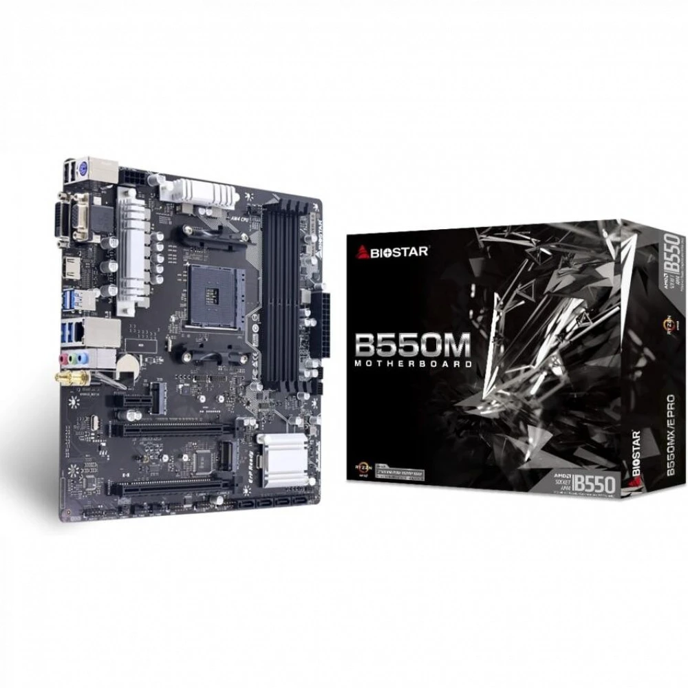 Материнская плата BIOSTAR B550MX E Pro Ver. 6.0 B550MX/E PRO Ver. 6.0 Micro-ATX, AMD AM4