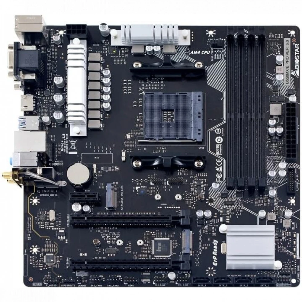 Материнская плата BIOSTAR B550MX E Pro Ver. 6.0 B550MX/E PRO Ver. 6.0 Micro-ATX, AMD AM4