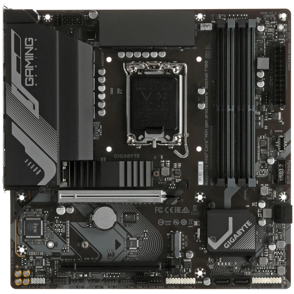 Материнская плата Gigabyte B760M G X DDR4 GEN5 Micro-ATX, LGA 1700