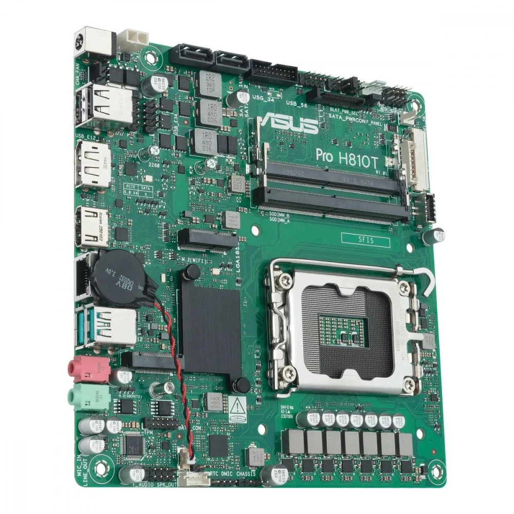 Материнская плата Asus PRO H810T-CSM 90MB1LGM-M0EAYC Mini-ITX, LGA 1851
