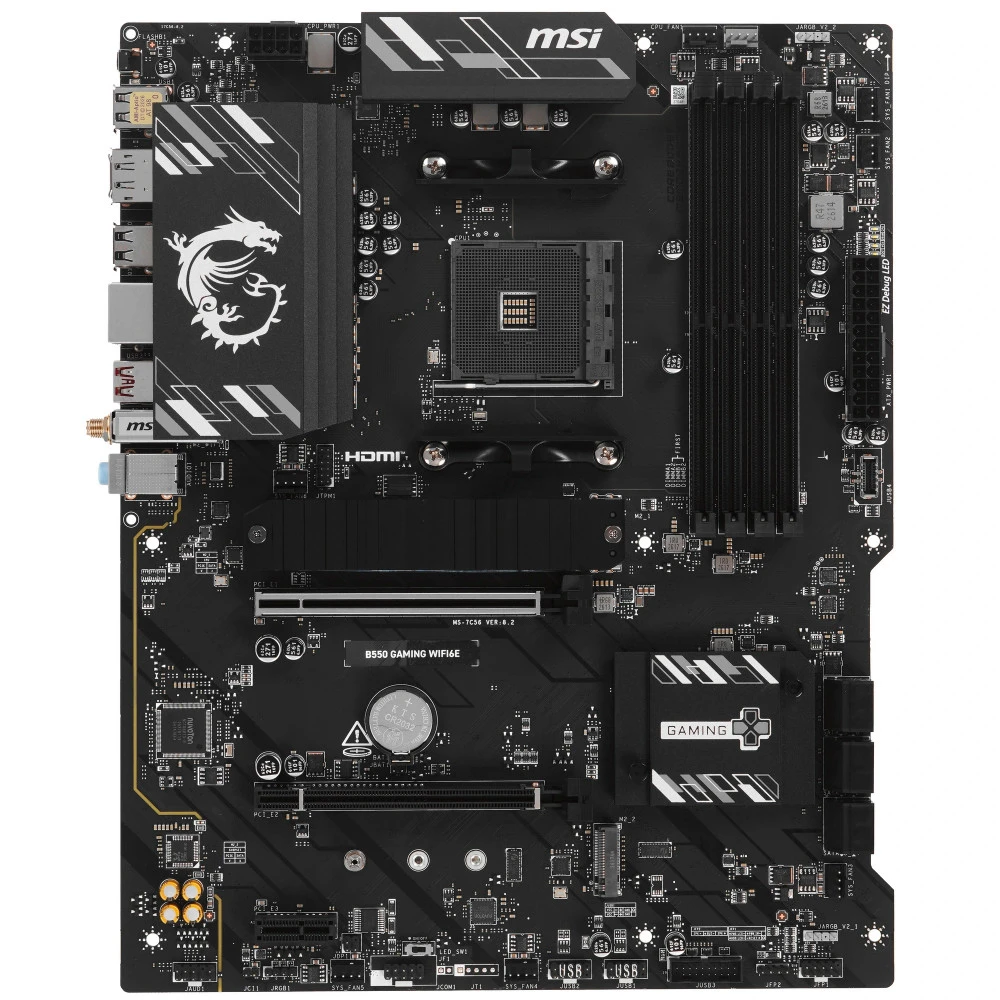 Материнская плата MSI B550 GAMING WIFI6E ATX, AMD AM4