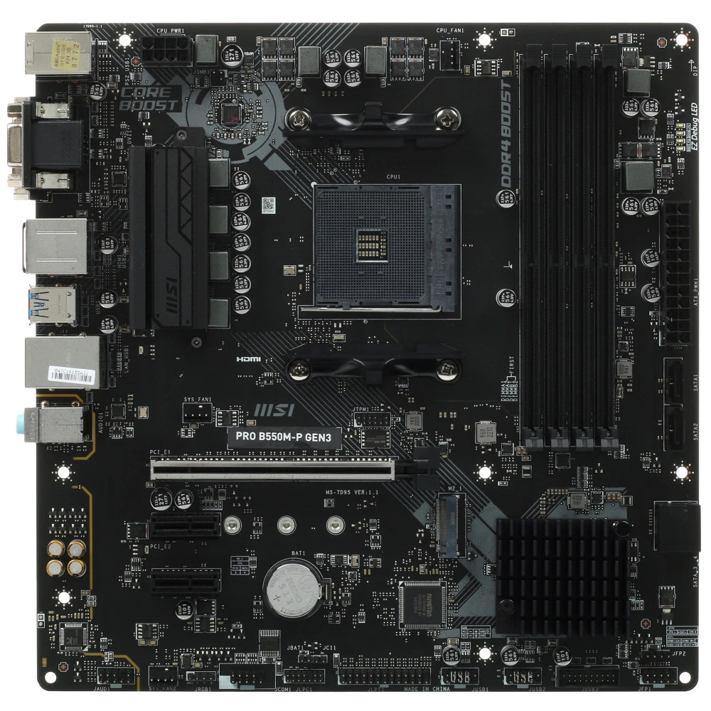 Материнская плата MSI PRO B550M-P Mini-ITX, AMD AM4