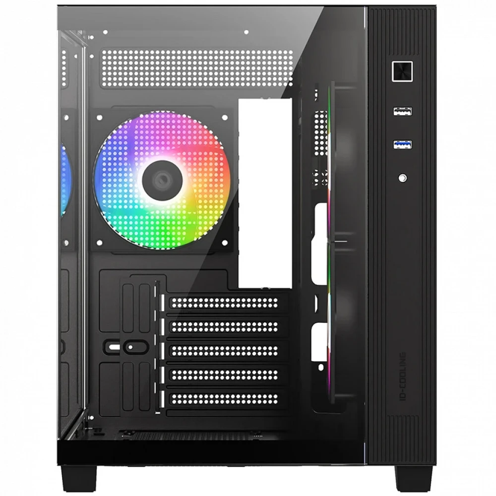 Корпус ID-Cooling VIEW 500 ARGB Black Mini-Tower