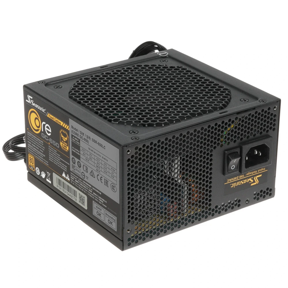 Блок питания Seasonic CORE GC-650 650 Вт