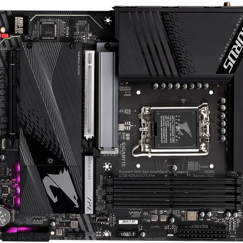 Материнская плата Gigabyte Z790 Aorus Elite AX rev. 1.1 ATX, LGA 1700