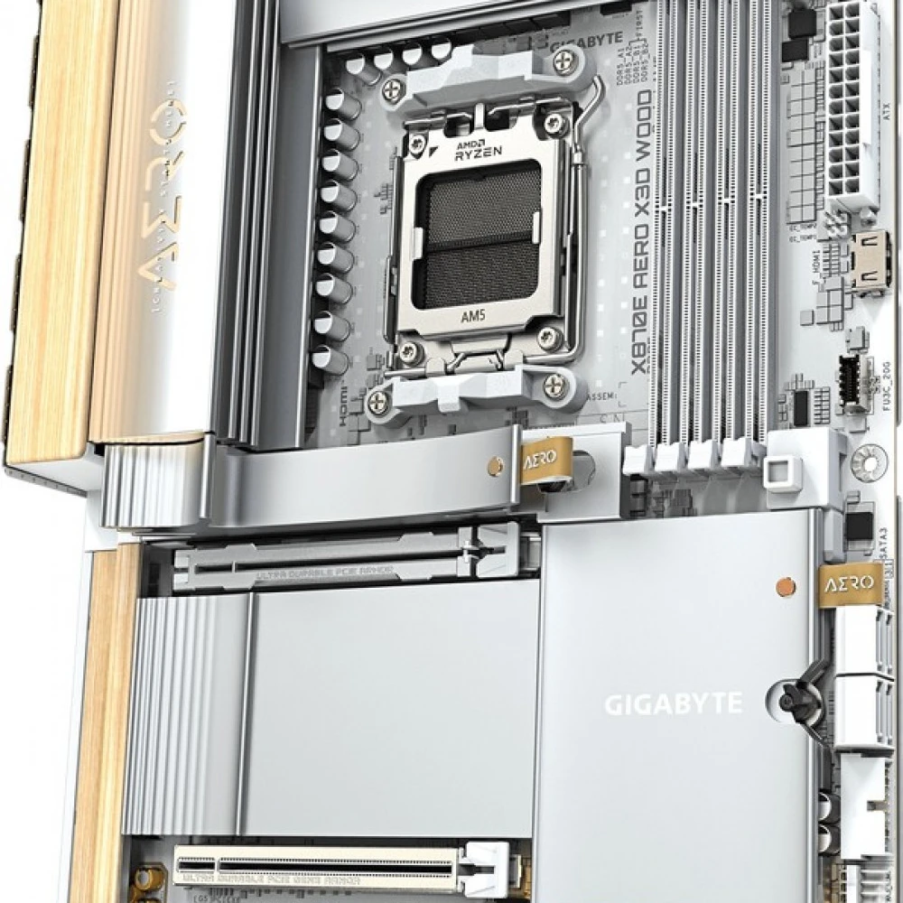 Материнская плата Gigabyte X870E Aero X3D Wood rev. 1.0 ATX, AMD AM5