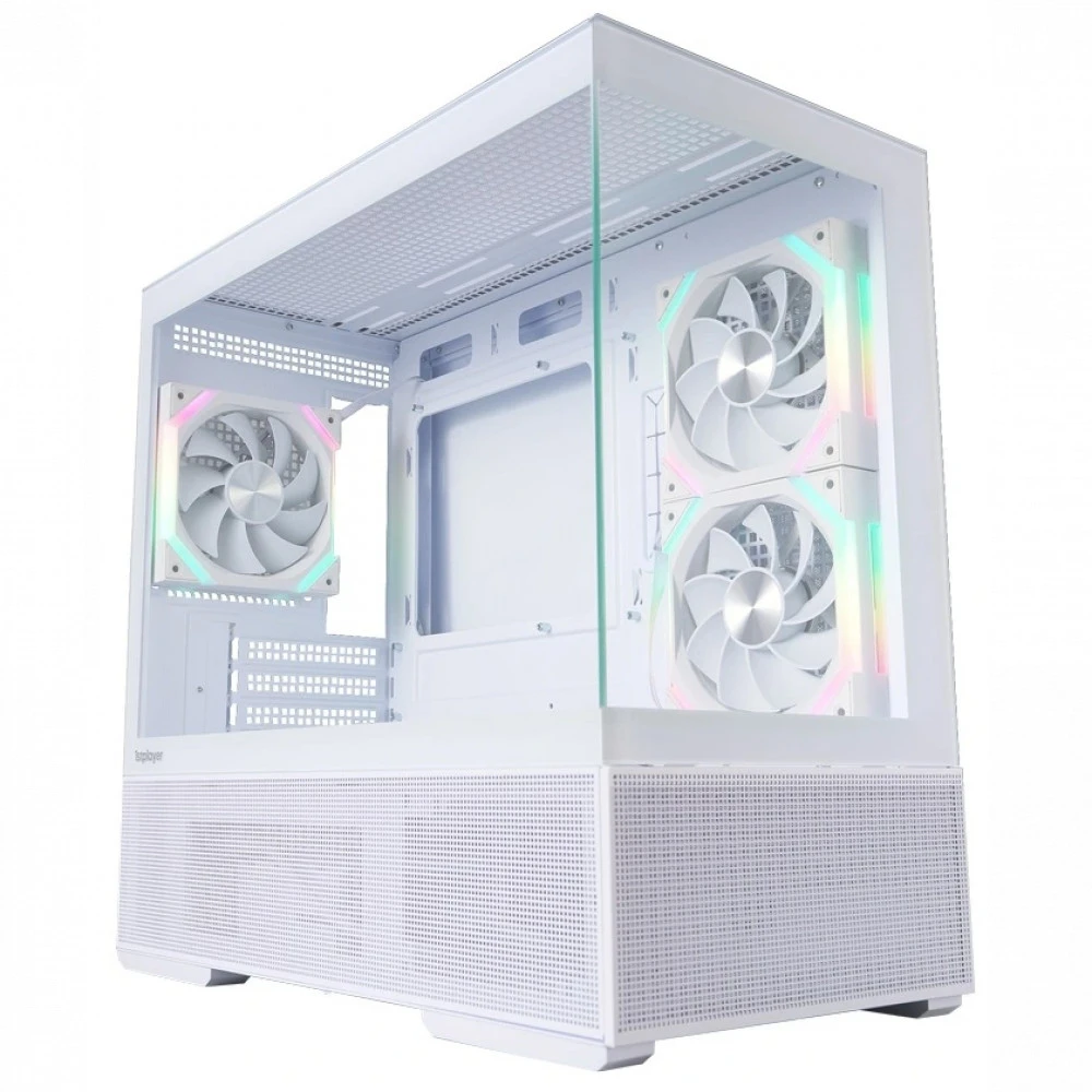 Корпус 1STPLAYER CV6 ARGB CV6-WH-2FAR-W-2FH7R-W-1FH7-W Mini-Tower