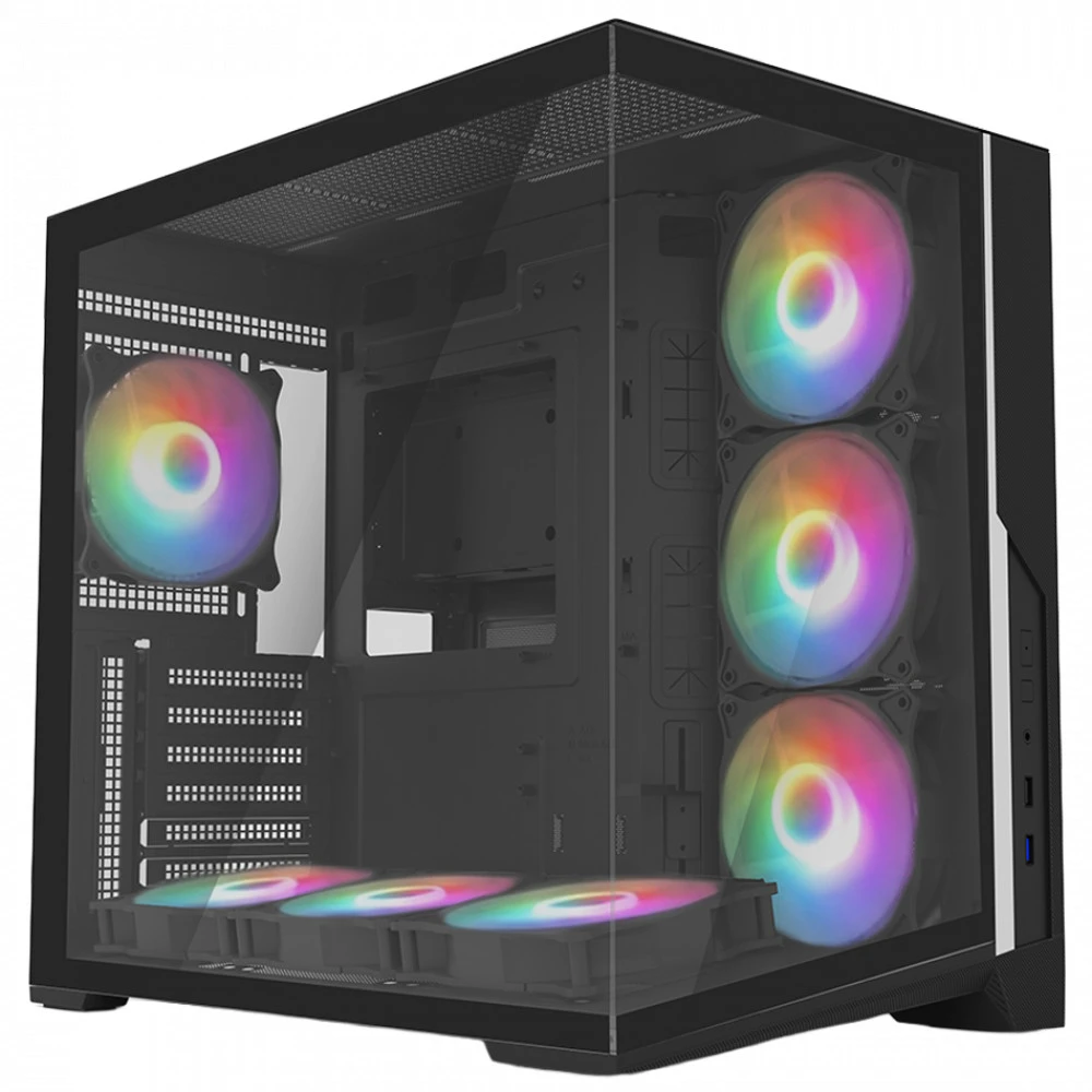 Корпус Zalman D40F D40F Black Mid-Tower