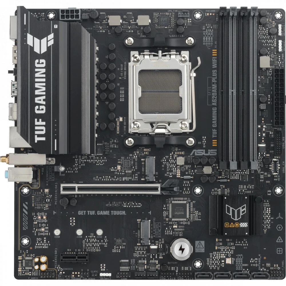Материнская плата Asus TUF GAMING A620AM-PLUS WIFI Micro-ATX, AMD AM5