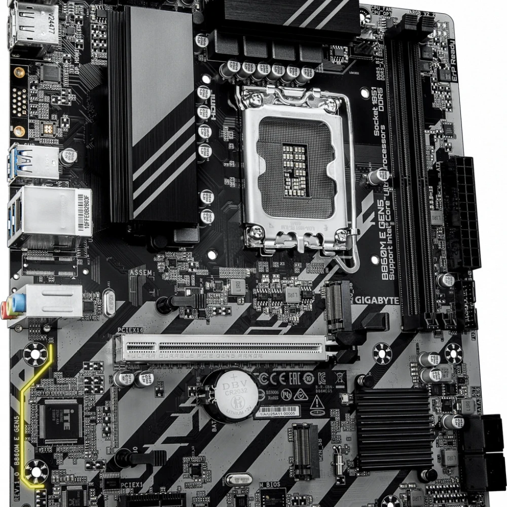 Материнская плата Gigabyte B860M E GEN5 ATX, LGA 1851
