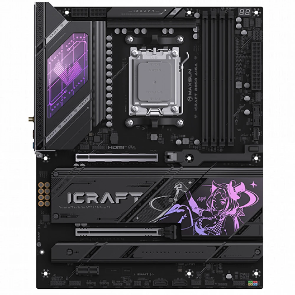Материнская плата Maxsun  MS-iCraft B850 AIGA ATX, AMD AM5