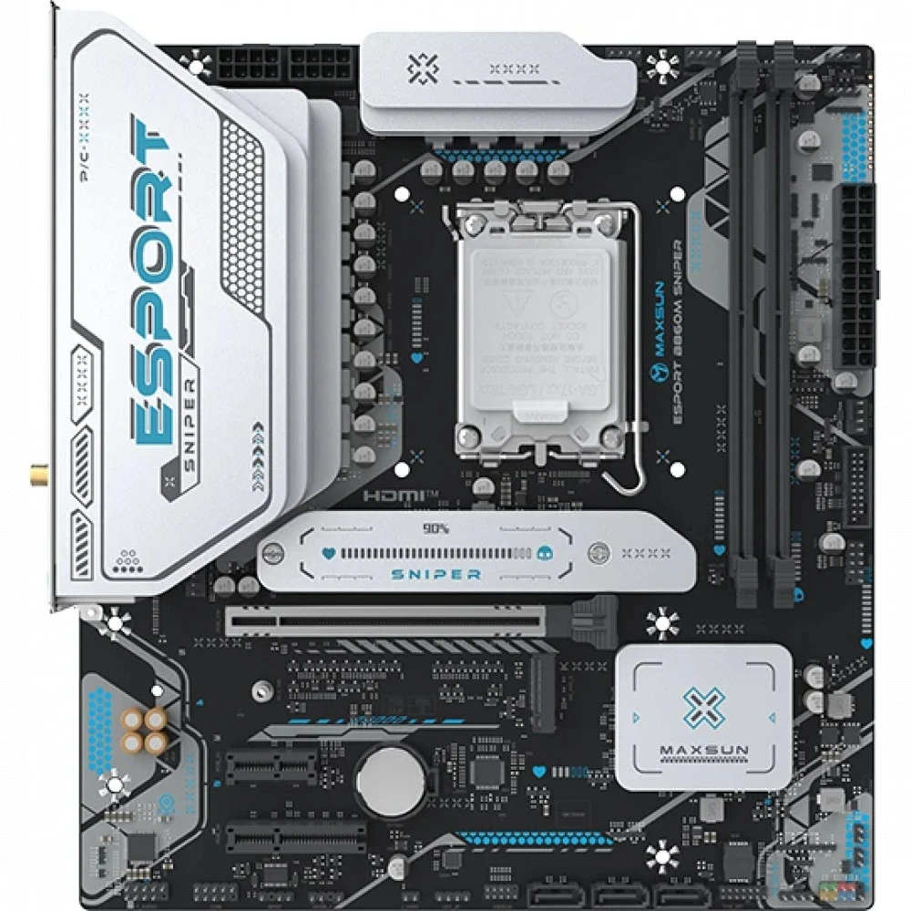 Материнская плата Maxsun MS-eSport B860M SNIPER WIFI Micro-ATX, LGA 1851