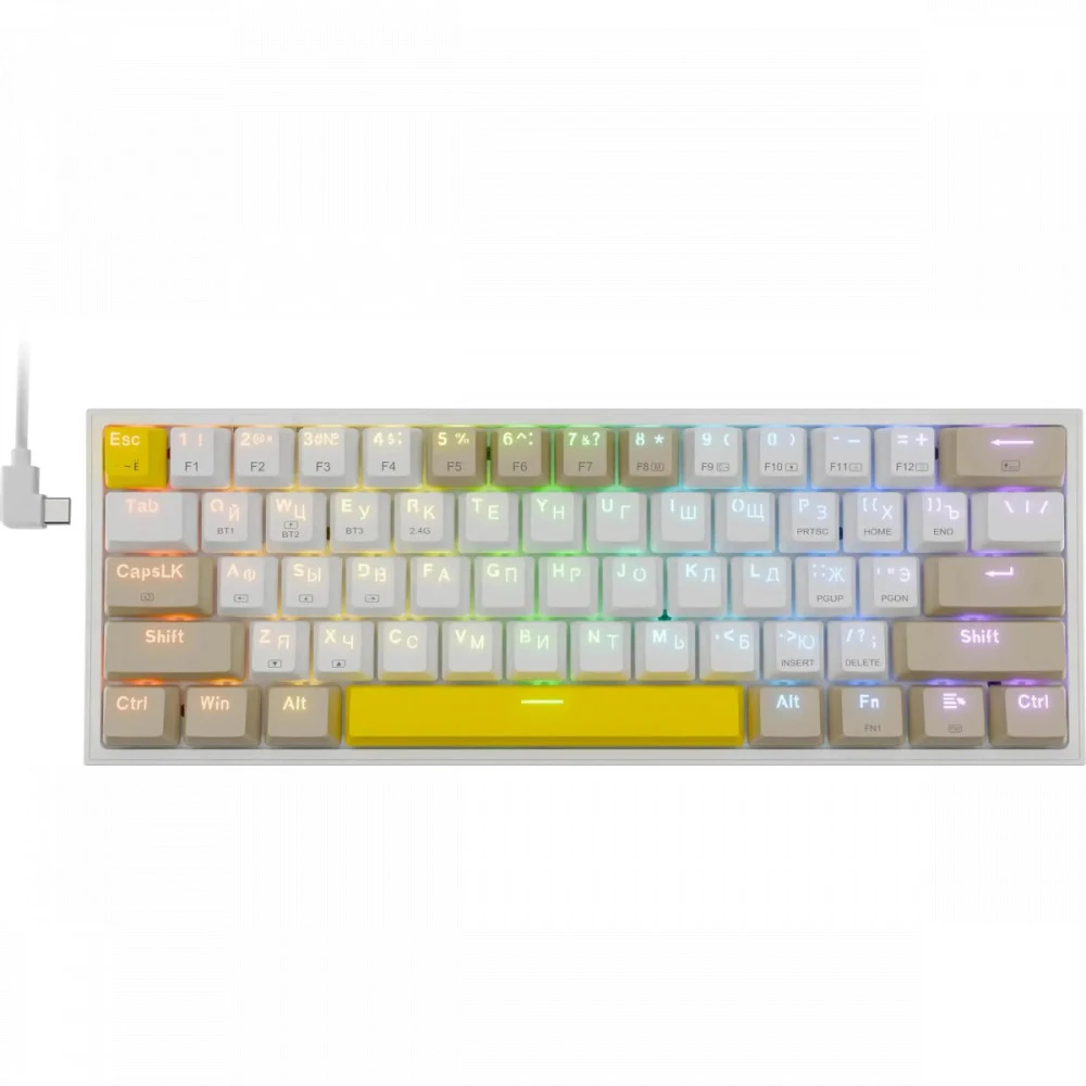Клавиатура Redragon Fizz Pro 72598 Беспроводная, Bluetooth